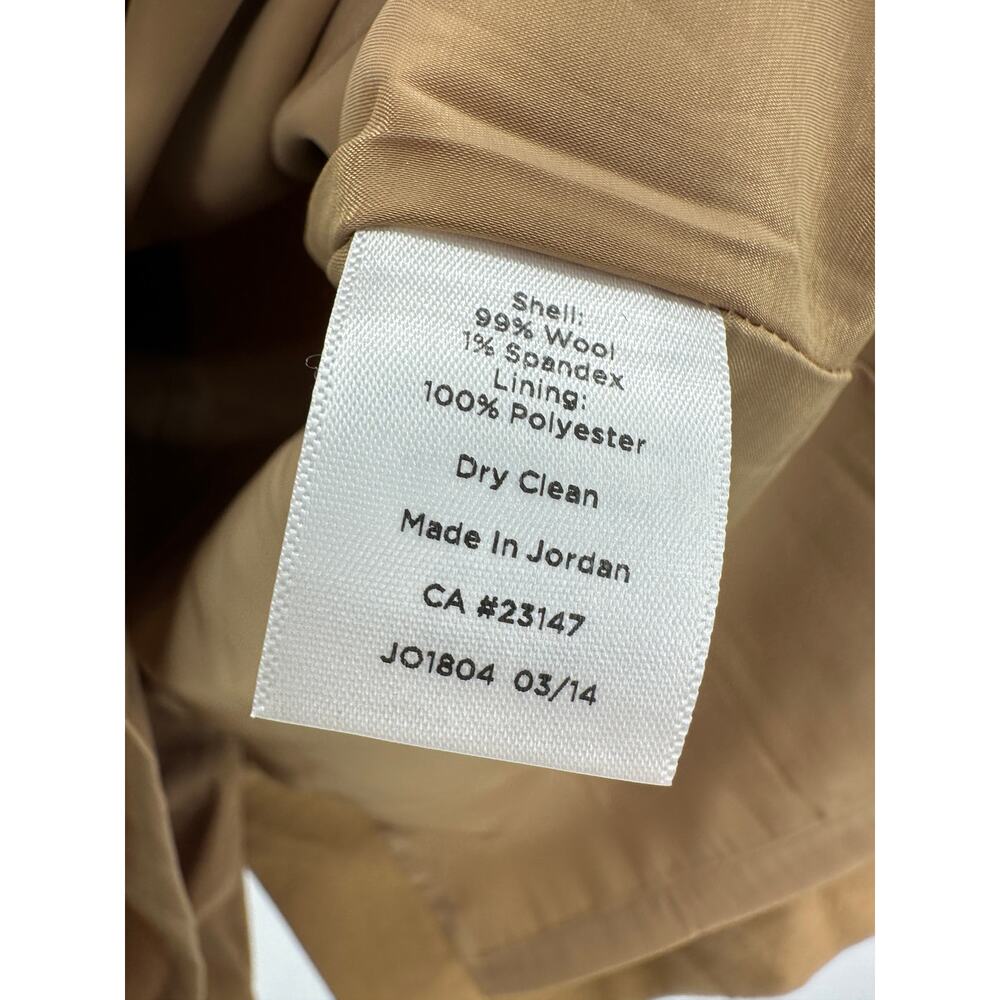 Talbots Women Tan Brown Wool Blend Pencil Skirt Size 2P Career Office Capsule - Picture 5 of 7